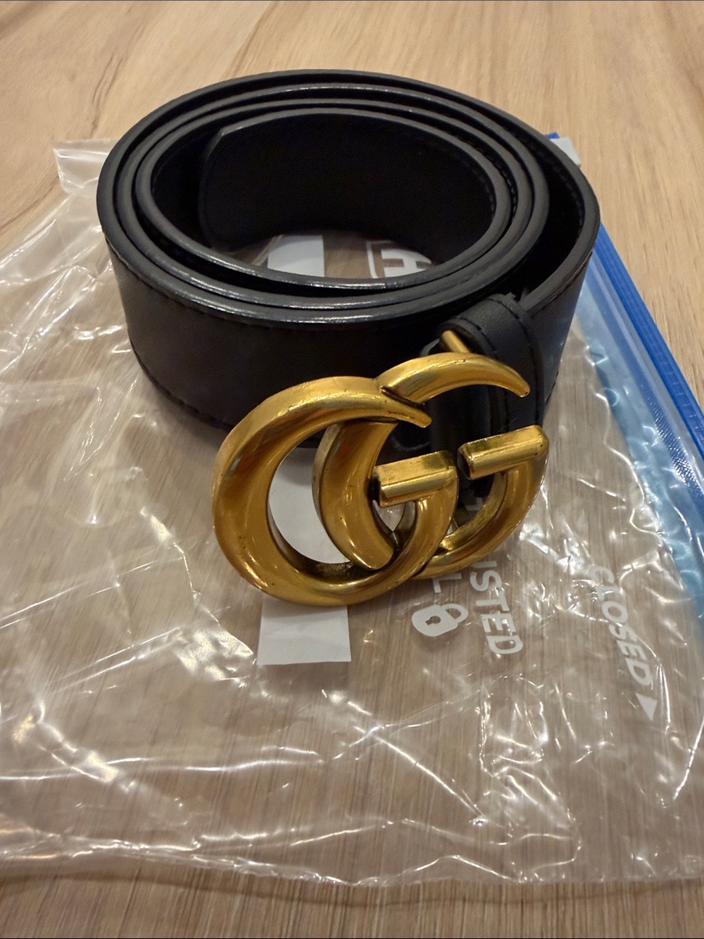 Vintage gold Gucci belt